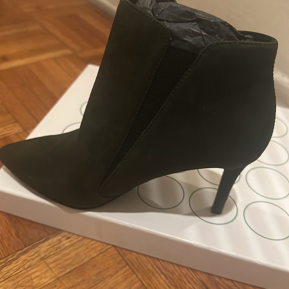 Black Boden Alice Heel Boot Size 6 Suede